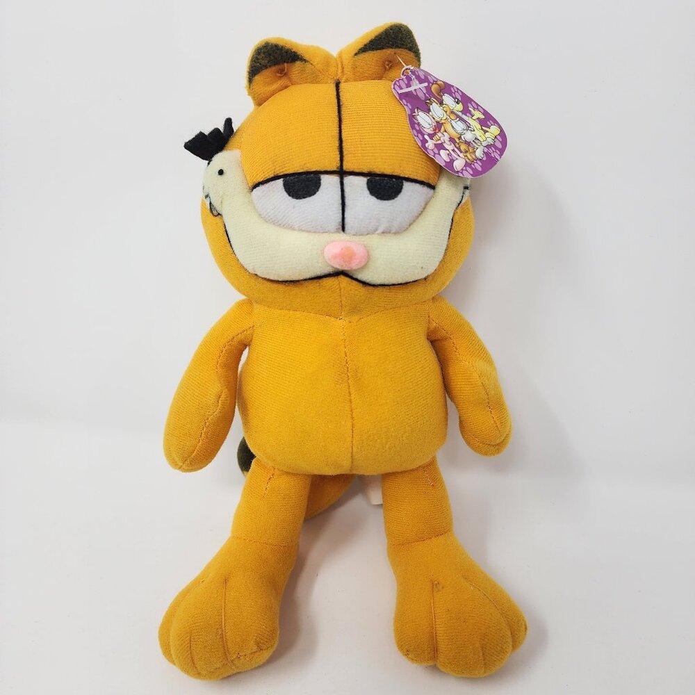 Vtg Y2KEra Play By Play Garfield the Cat 8” Plush Standing Up Stuffed Animal Toy